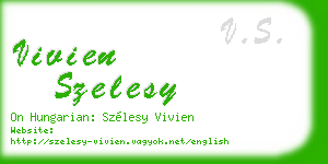 vivien szelesy business card